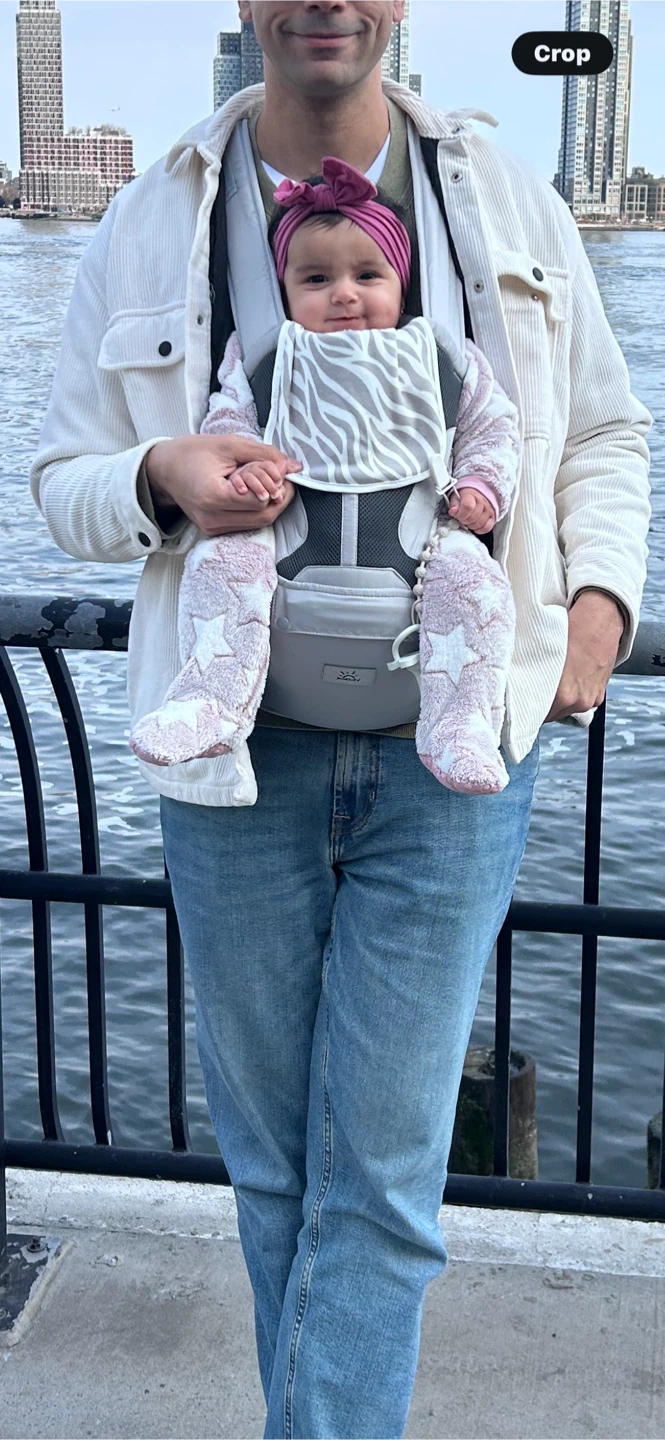 MOMTORY 6-in-1 Baby Carrier Grey - photo 2
