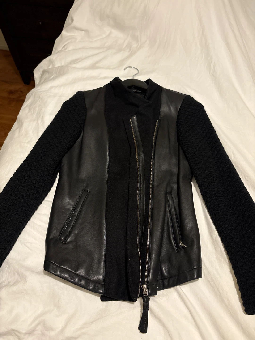 Mackage Leather and Knit Jacket