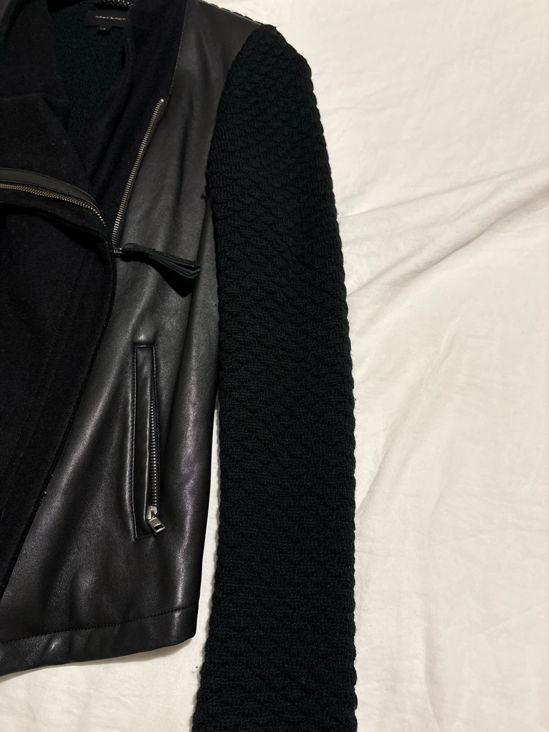 Mackage Leather and Knit Jacket - photo 4