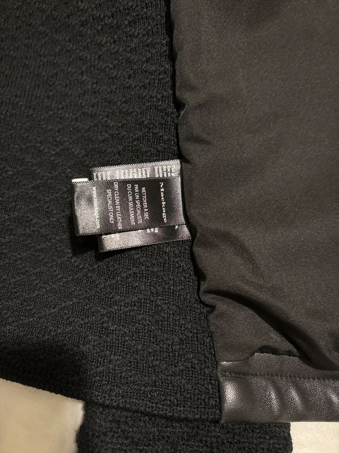 Mackage Leather and Knit Jacket - photo 5
