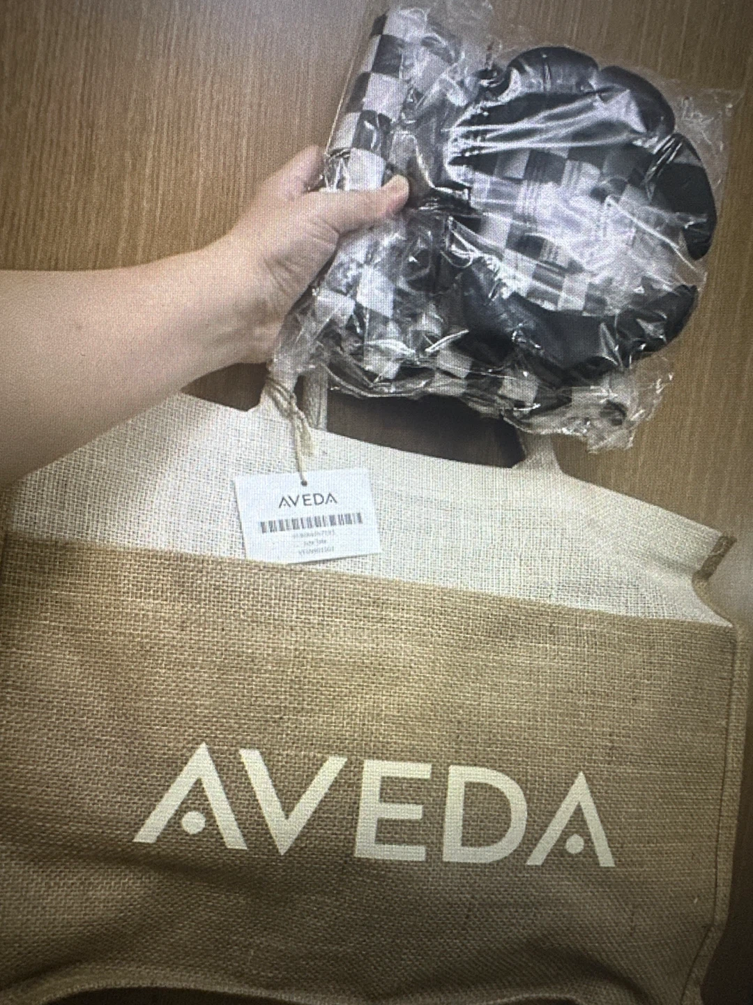 Aveda Tote Bag and Spa Headband and Hair Towel Set