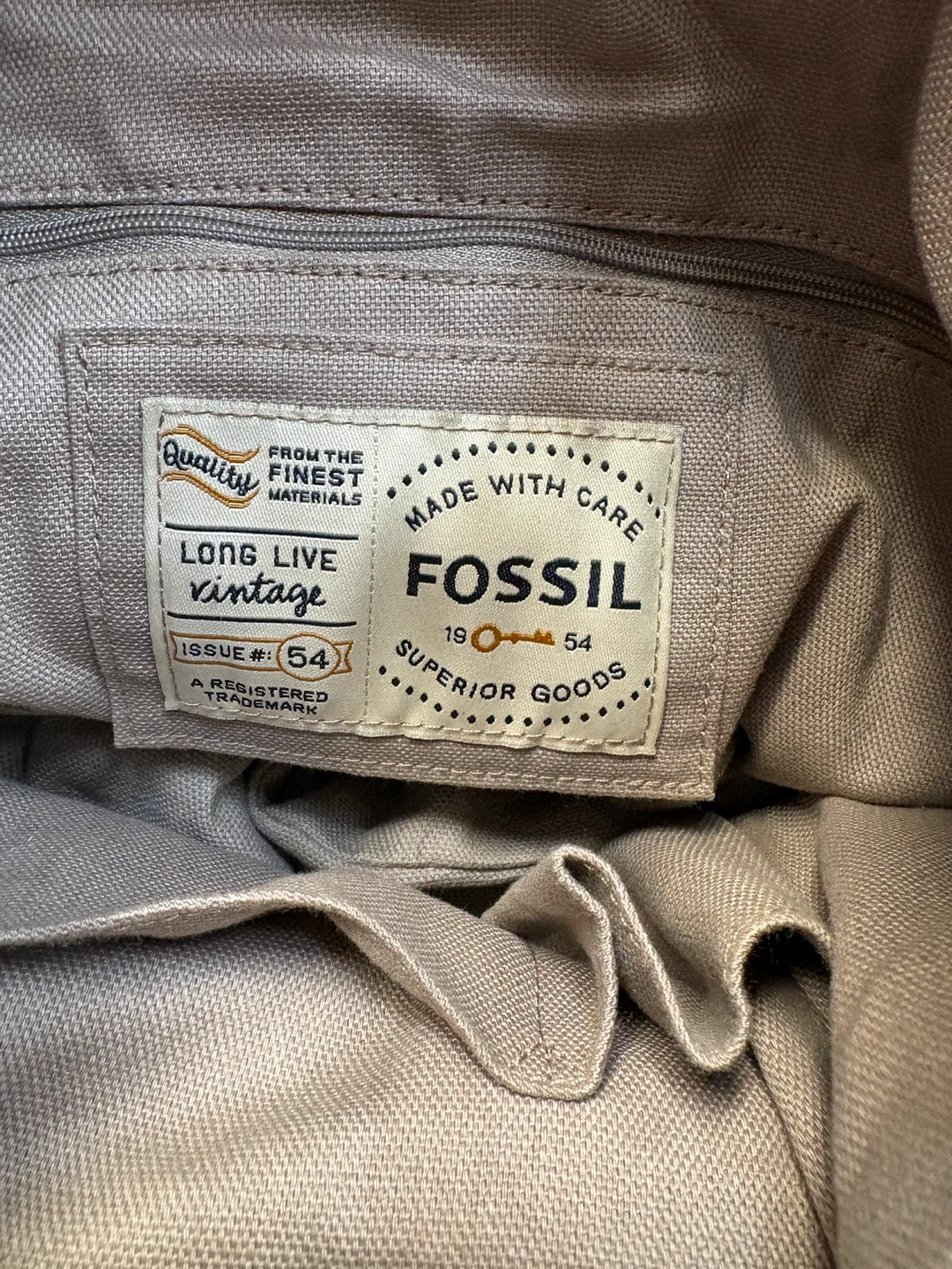 Fossil Leather Drawstring Bucket Bag - photo 4