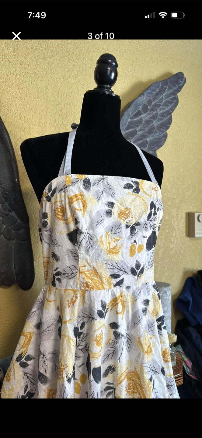 Reitmans Floral Print Halter Top Dress - photo 3