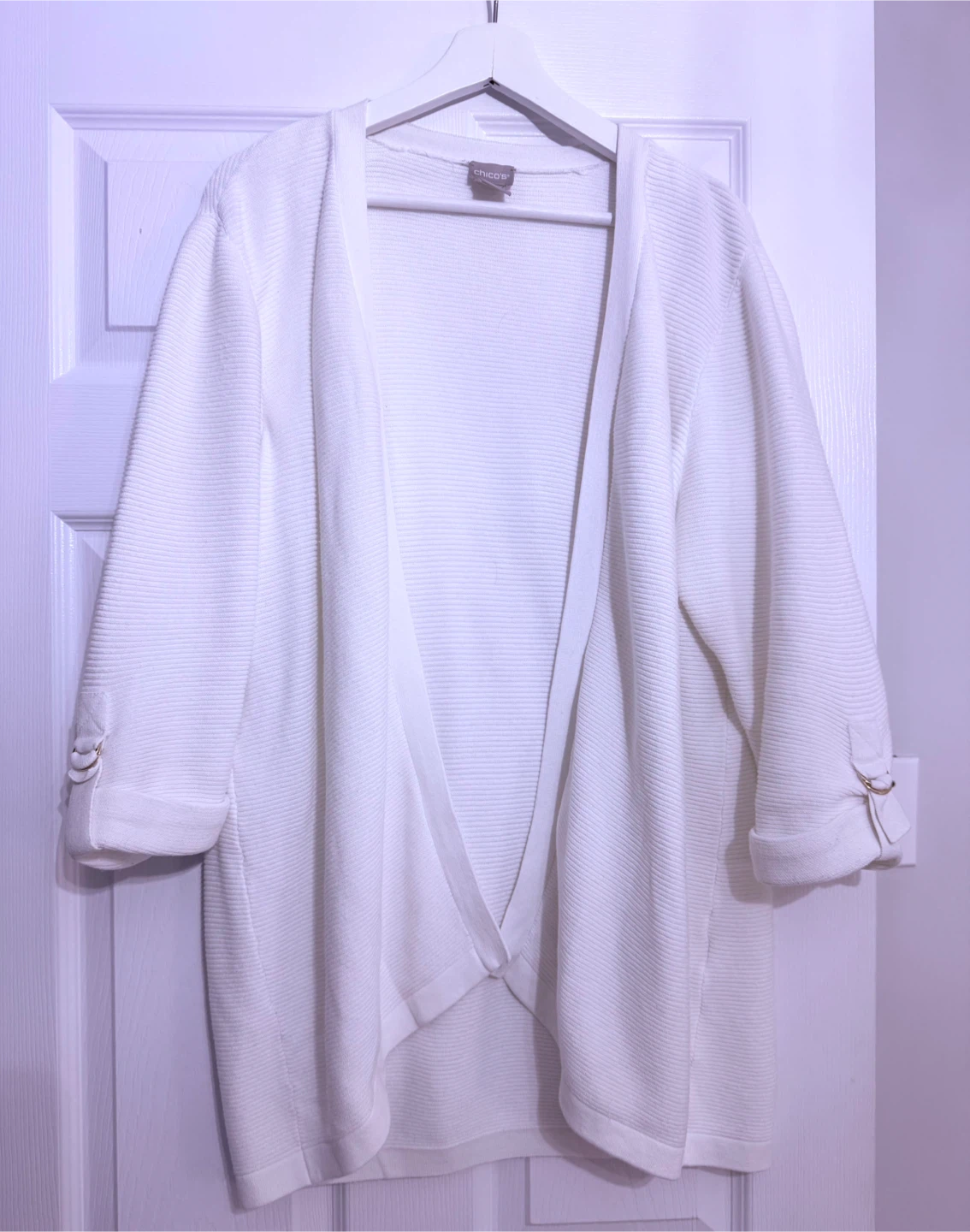 Chico's white cardigan - photo 2