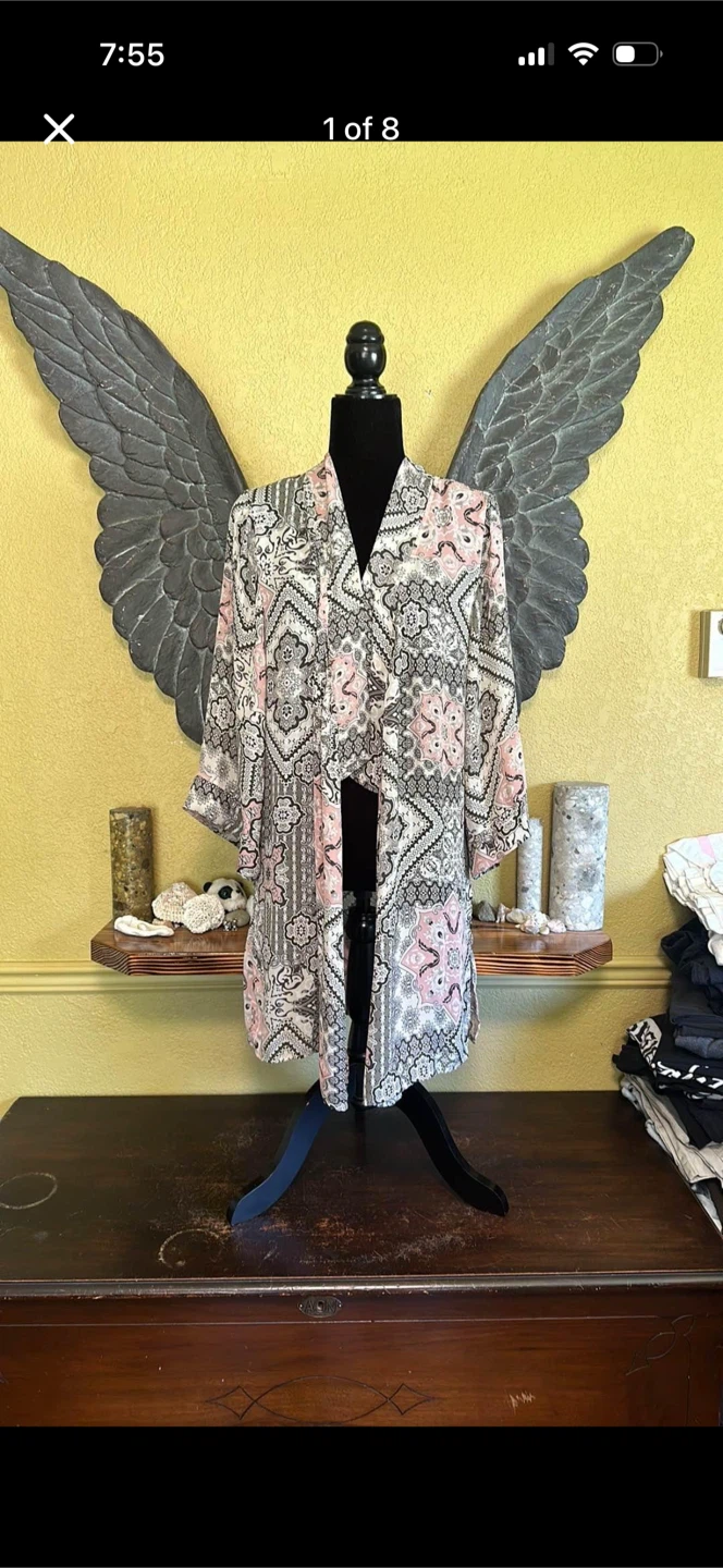 Tahari Open Front Cardigan