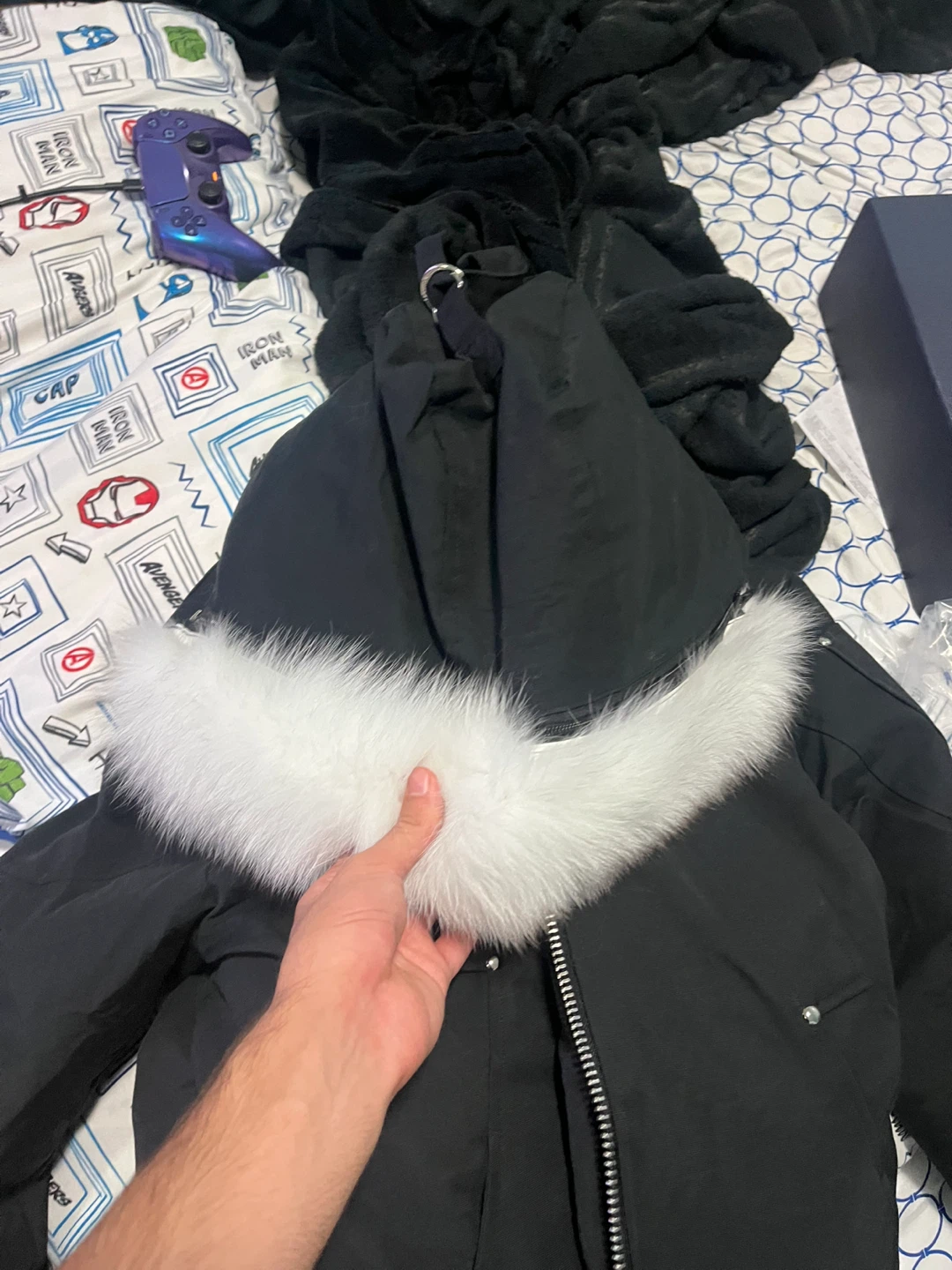 Moose Knuckles Down Jacket - Black Scans - photo 2