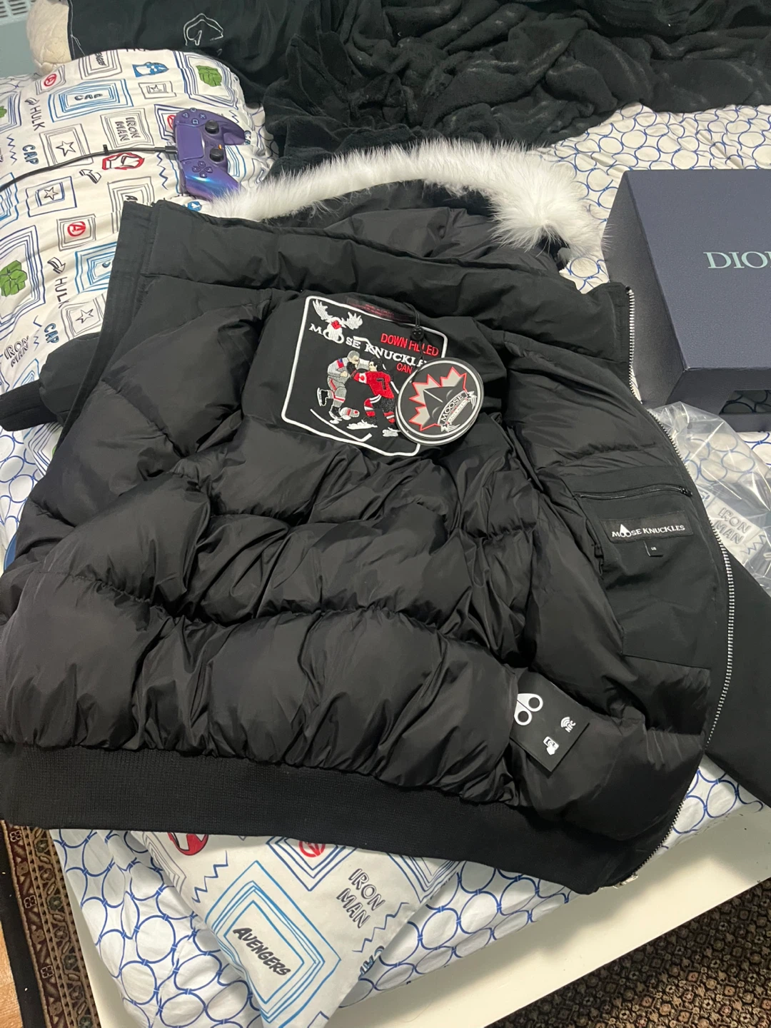 Moose Knuckles Down Jacket - Black Scans - photo 4