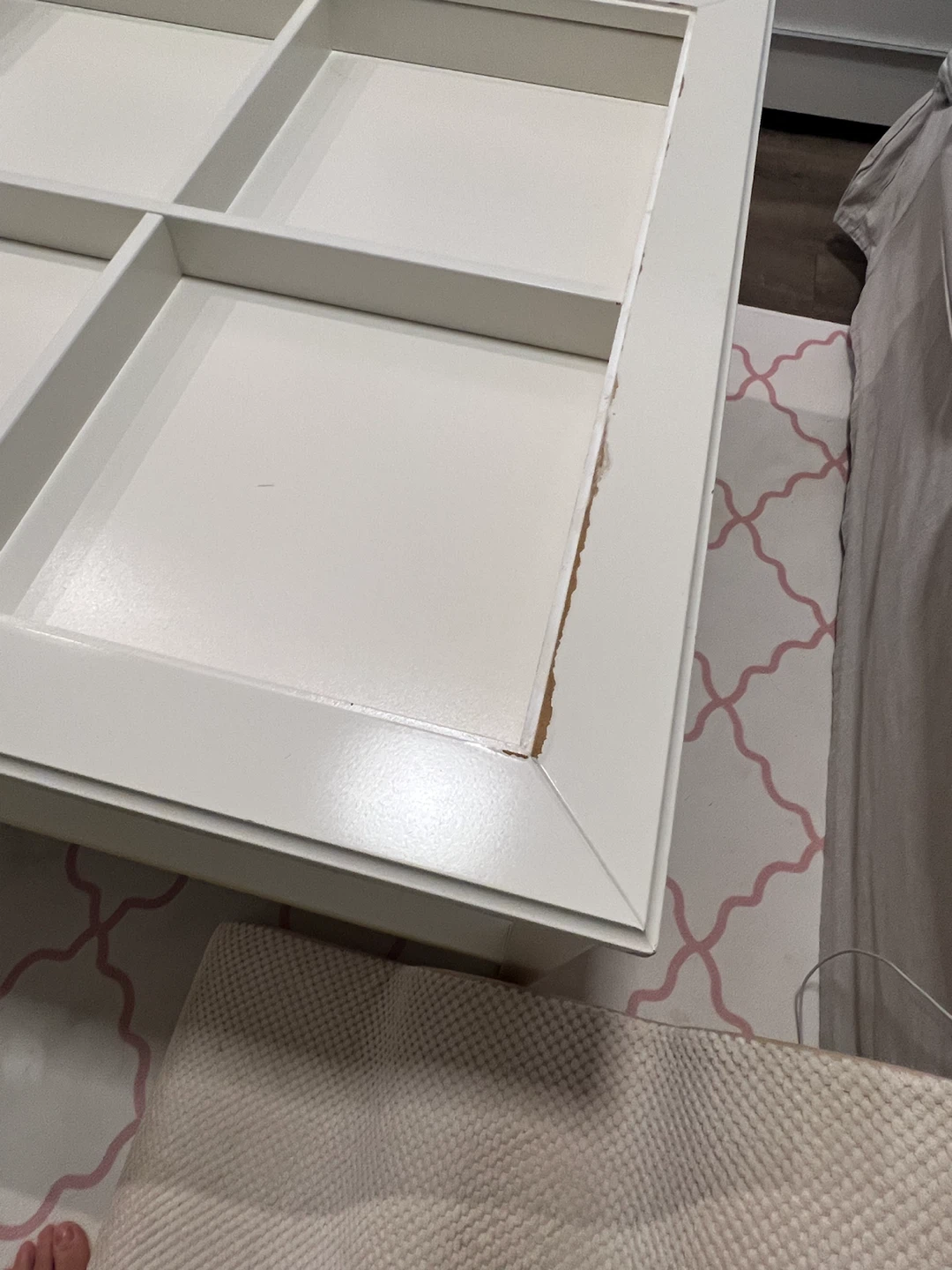 White coffee table with storage - photo 3