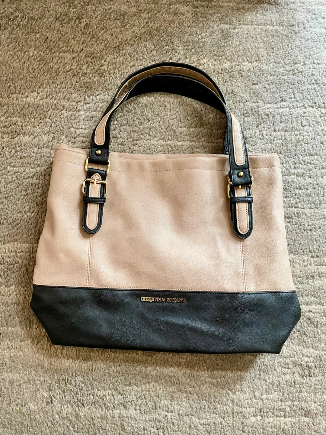 Christian Siriano Two-Tone Tote Bag
