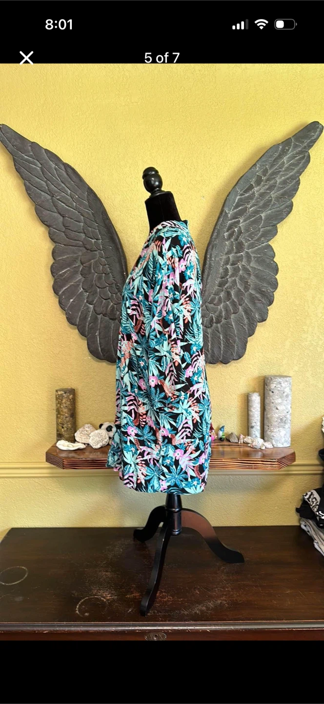Ripzone Floral Open Front Cardigan Sweater - photo 5