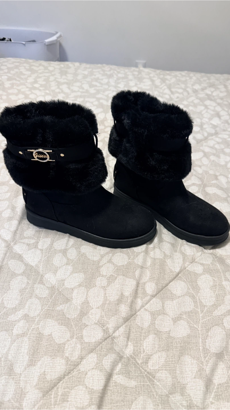 Guess Black Fur-Lined Winter Boots - photo 3