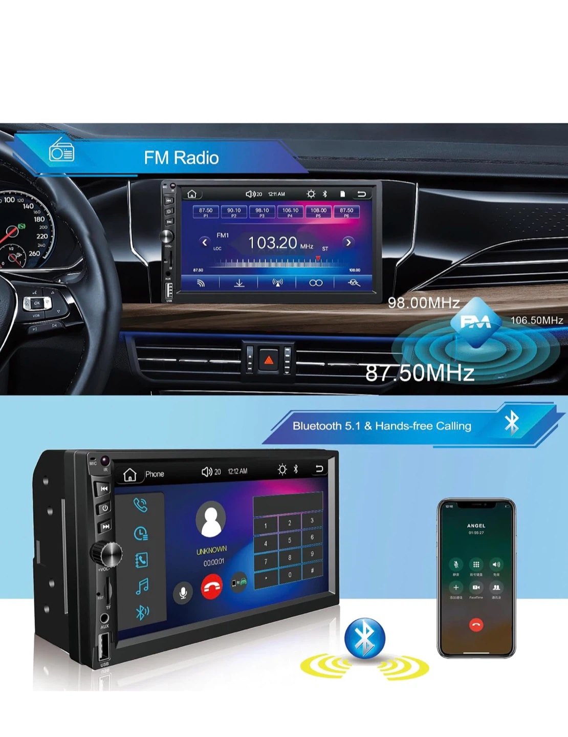 Wireless Carplay and Android Auto Head Unit - photo 2