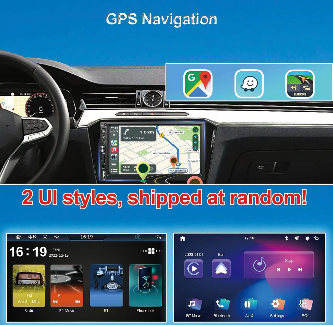 Wireless Carplay and Android Auto Head Unit - photo 3