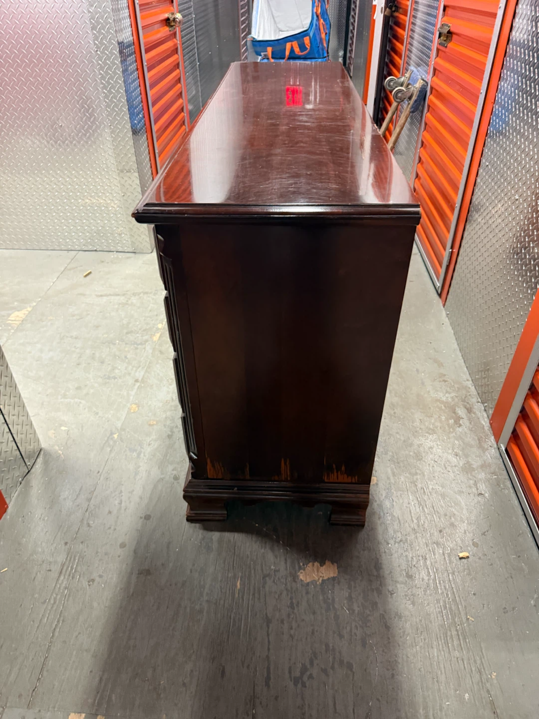 Large 70” Traditional Wood Dresser – Hidden Center Drawers - photo 5