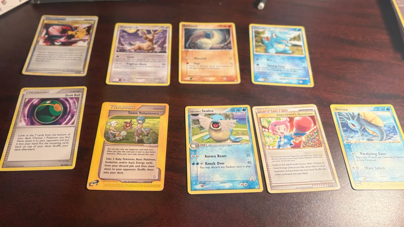 Collection of Assorted Pokémon Trading Cards