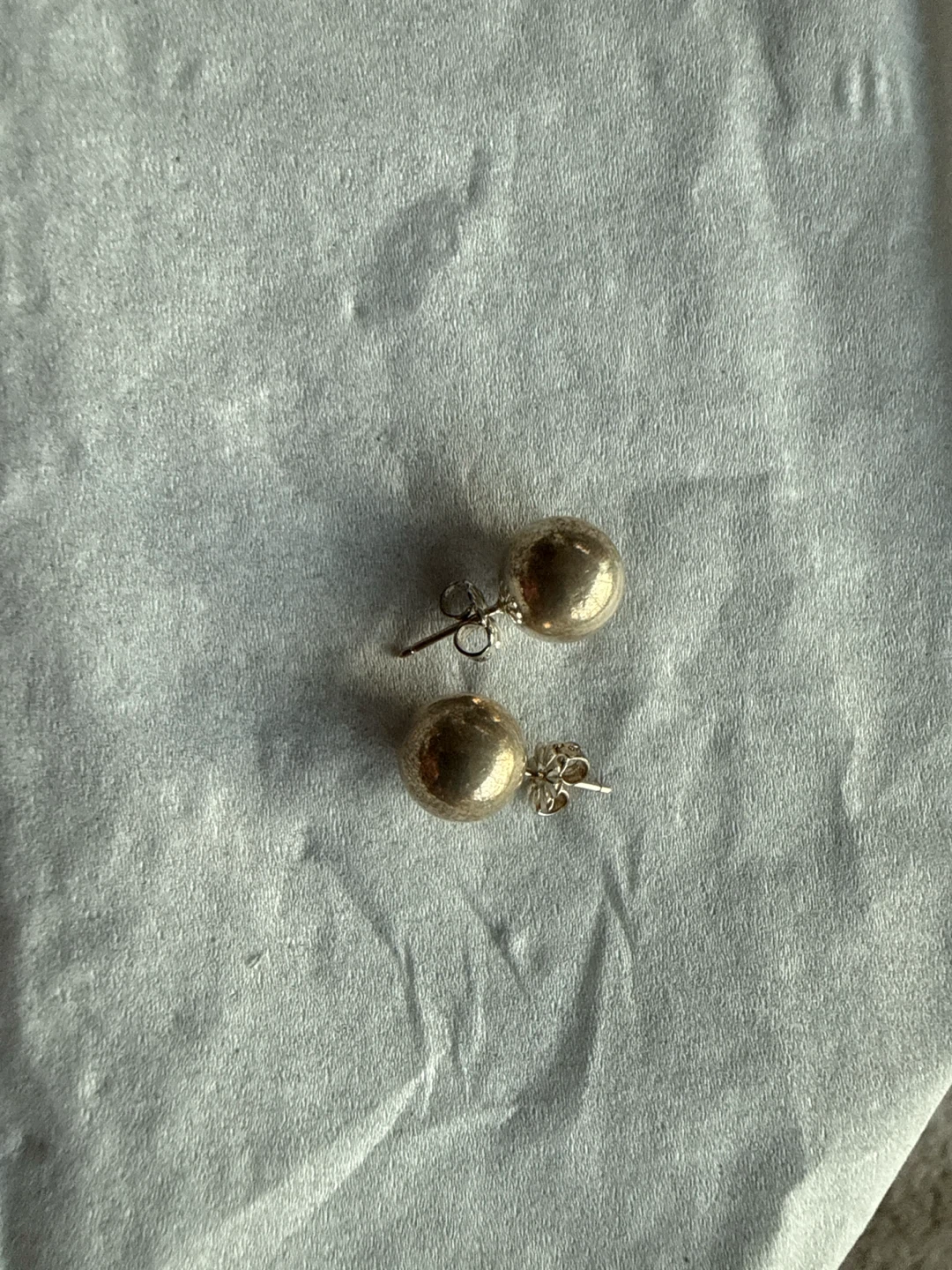 Tiffany & Co. Sterling Silver Ball Stud Earrings - photo 2