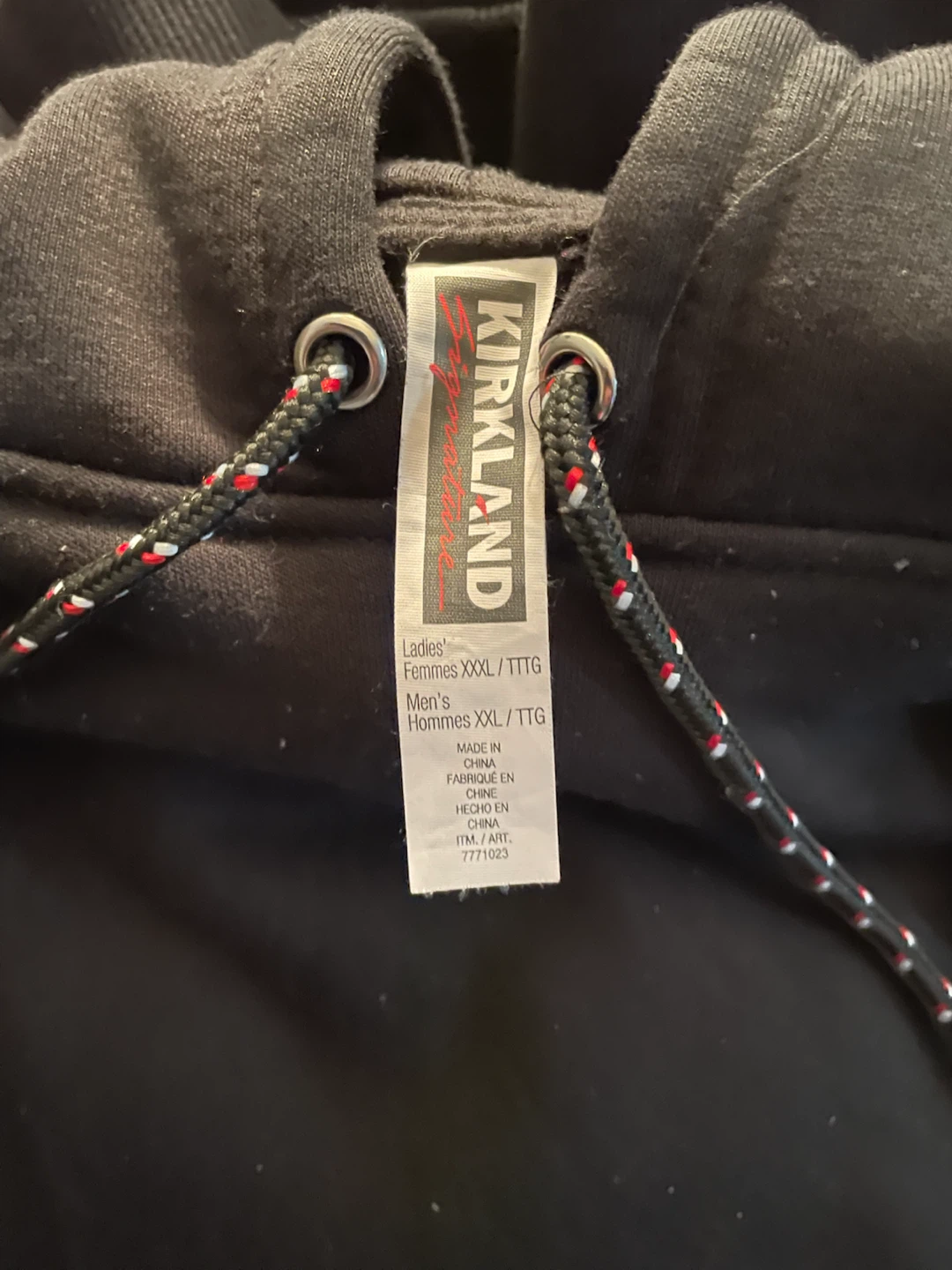 Kirkland Signature Black Hoodie - photo 4