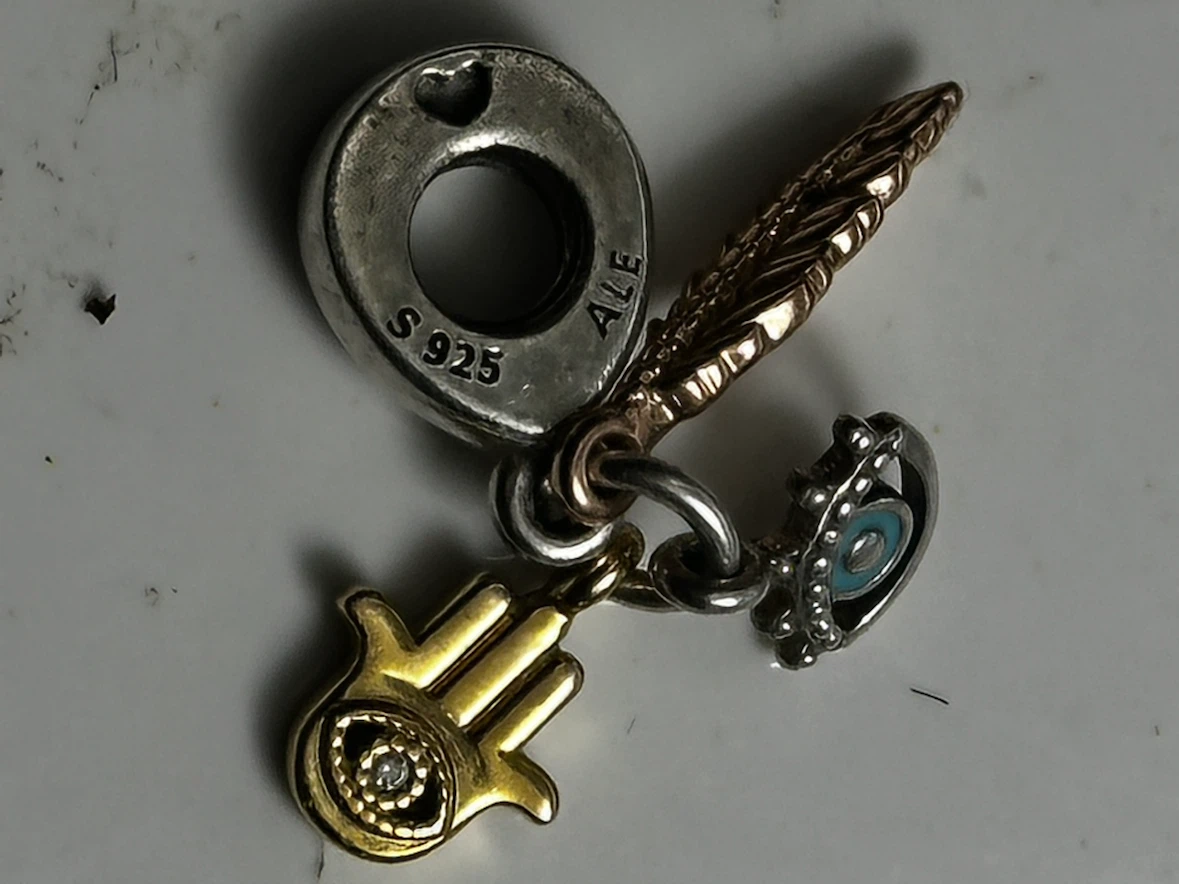 Pandora Spirituality Tri-Tone Dangle Charm 768785C01 - photo 2