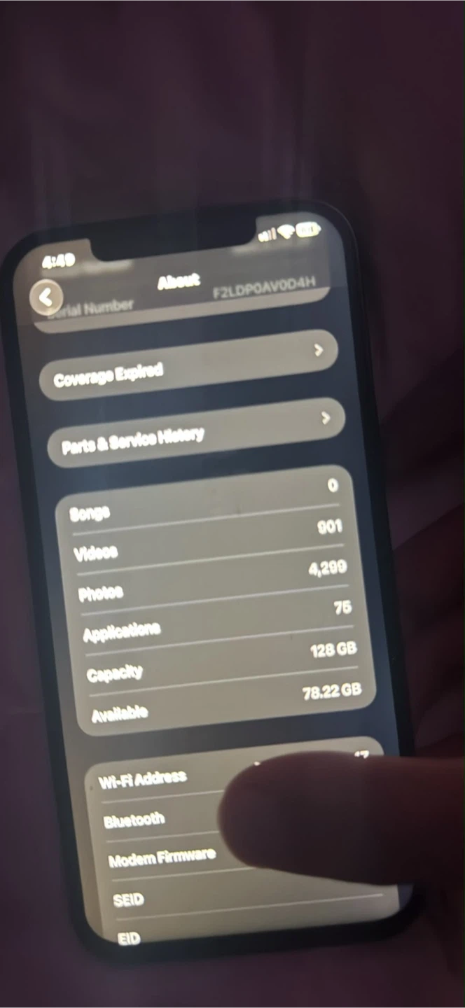 Apple iPhone 12 Pro Max 128GB Battery at 82% - photo 4