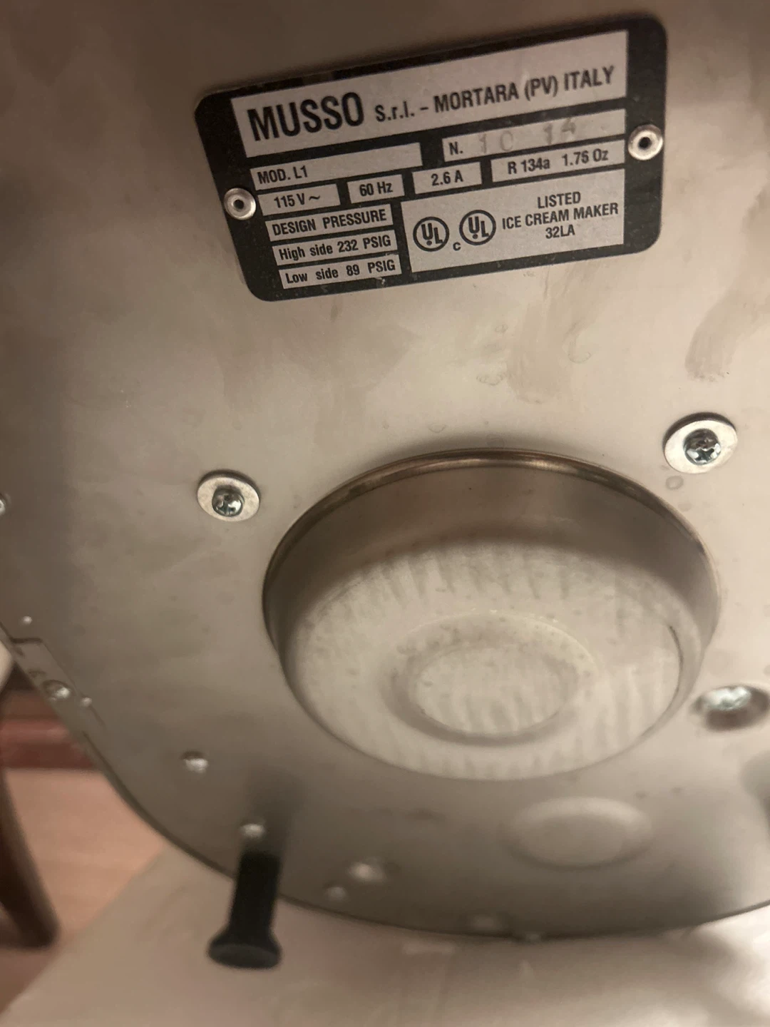 Musso L1 Ice Cream Maker - photo 3