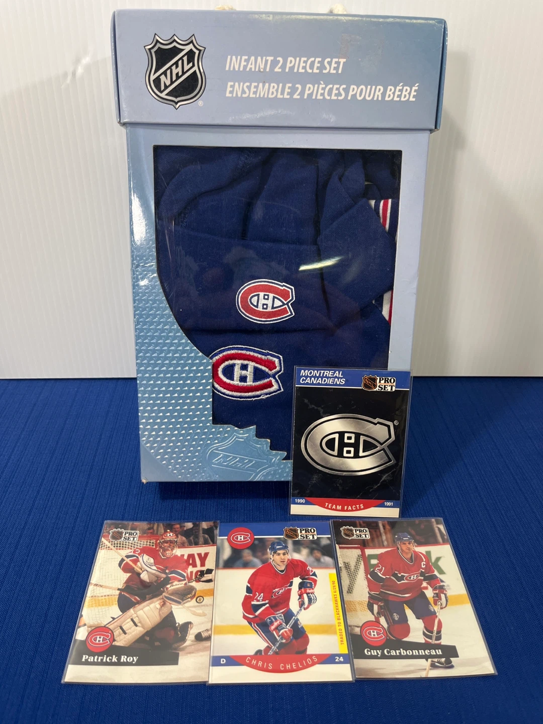 BNIB Baby Set (6-9M) + FREE Vintage Cards Gift Bundle! 🏒