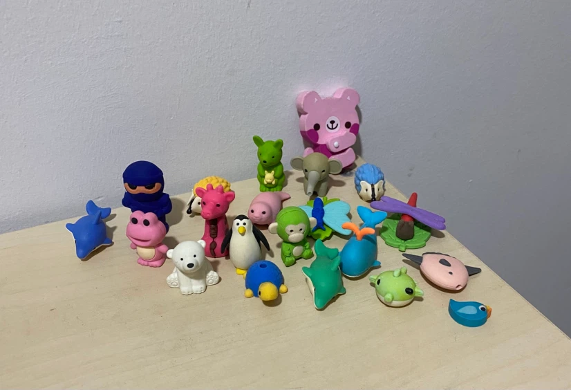 Animal Shaped Erasers