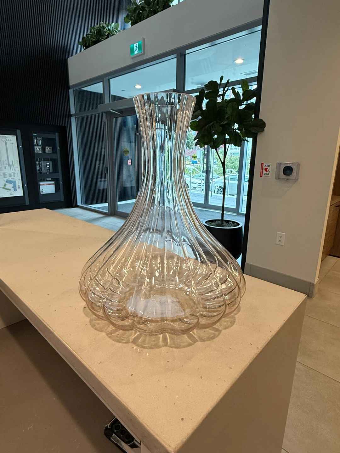 Clear Glass vase