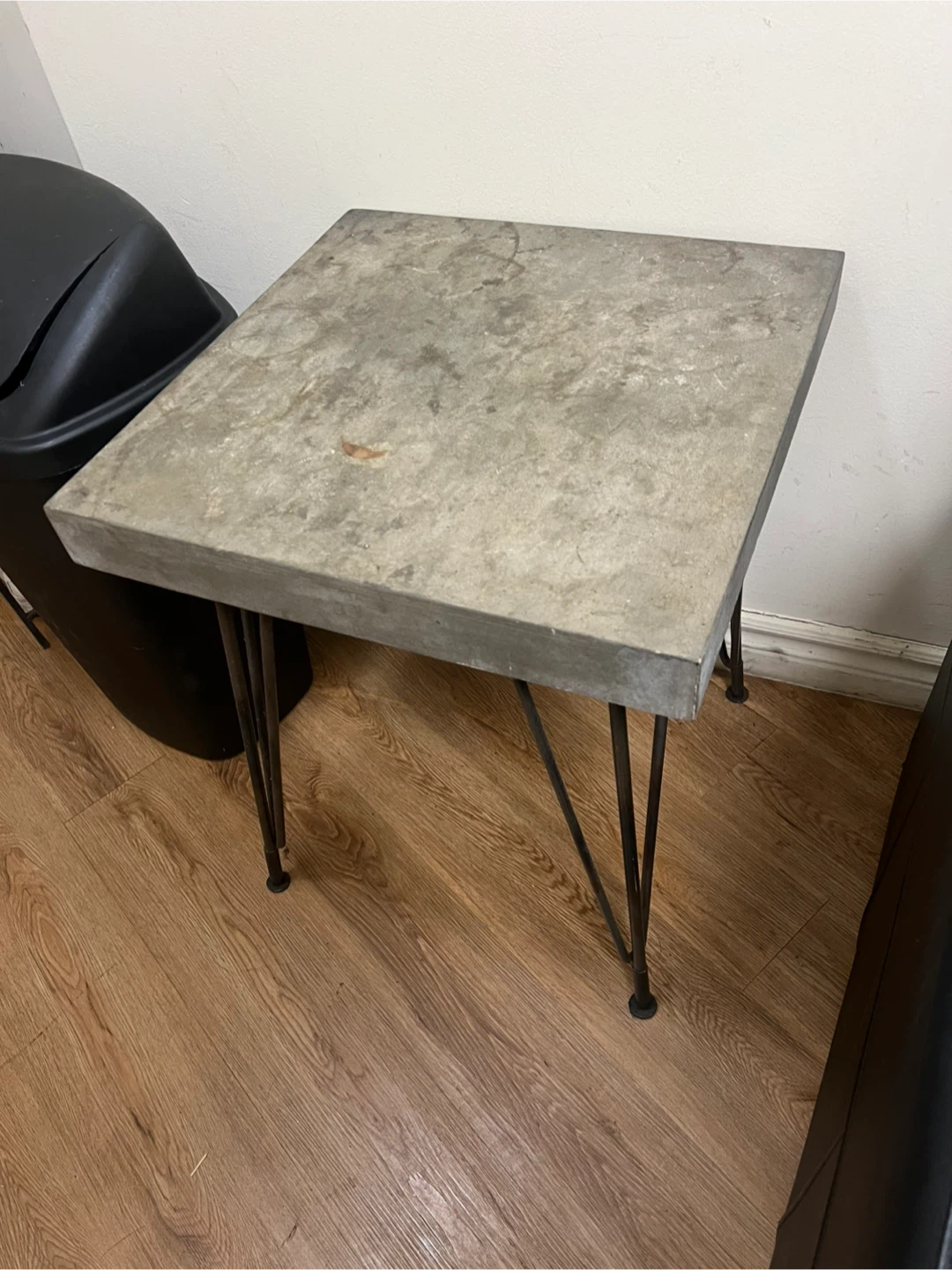 Industrial Iron side table