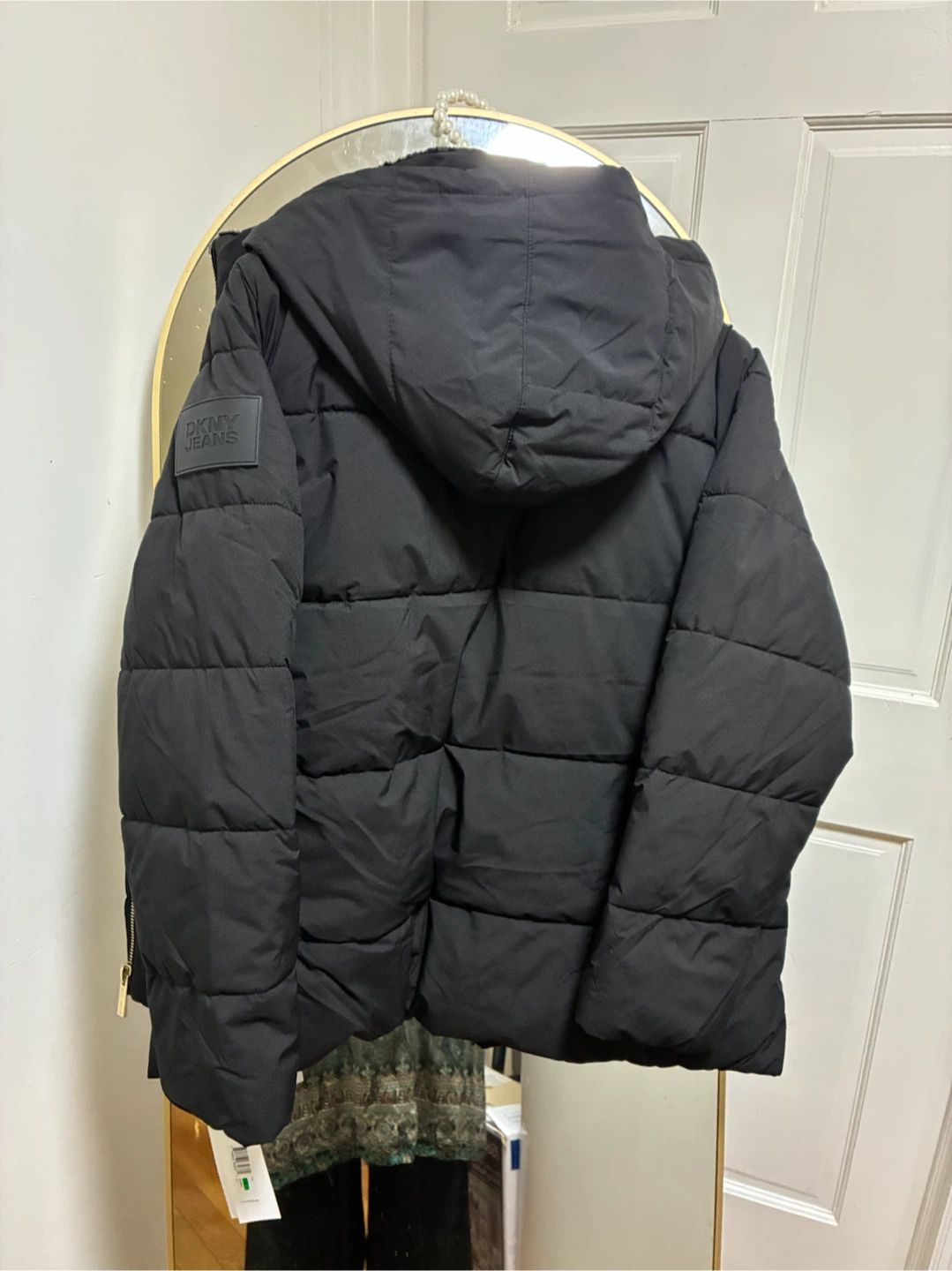 DKNY Jeans Black Puffer Jacket - photo 5