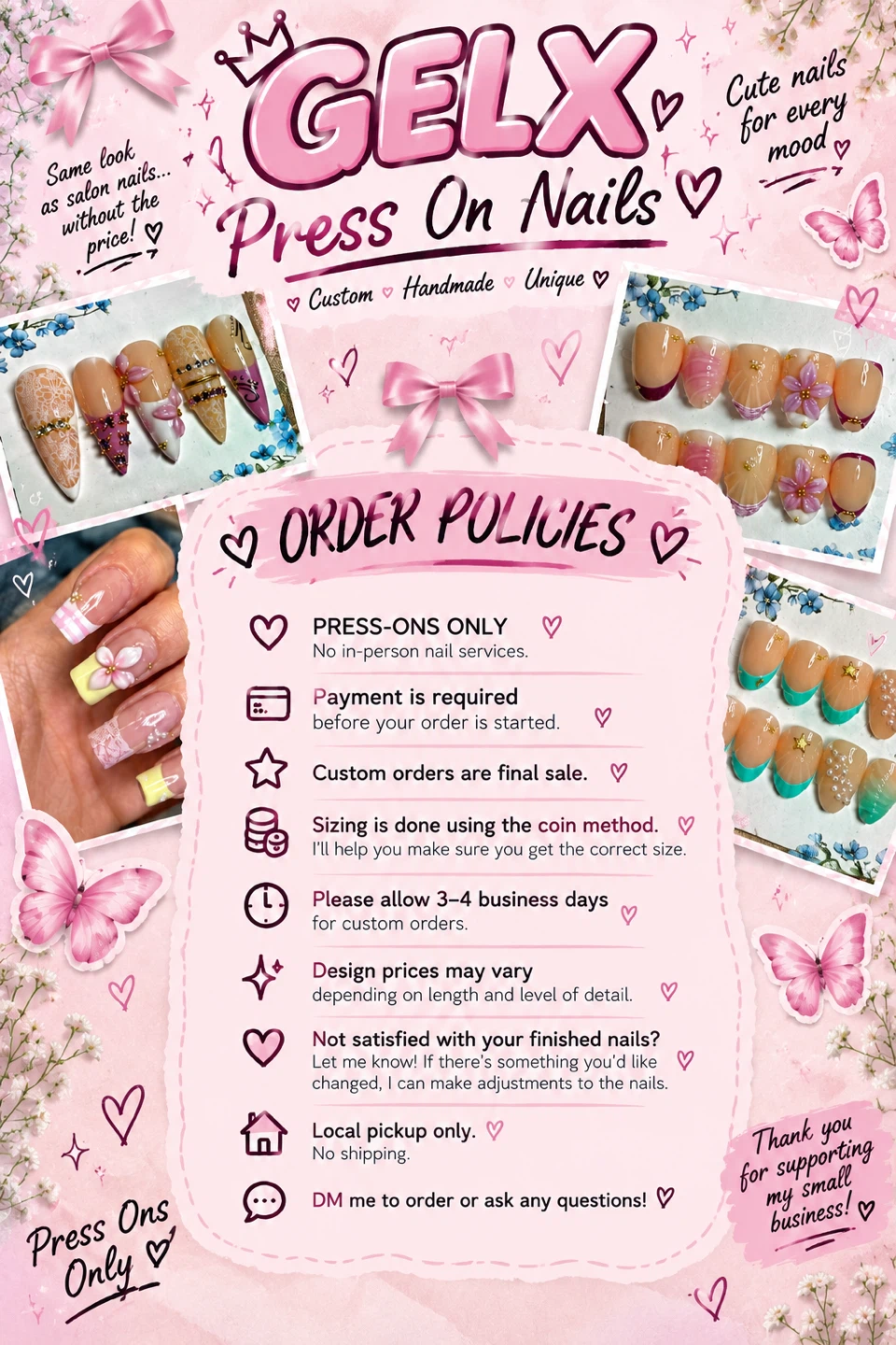 GELX Handmade Custom Press-On Nails - photo 2