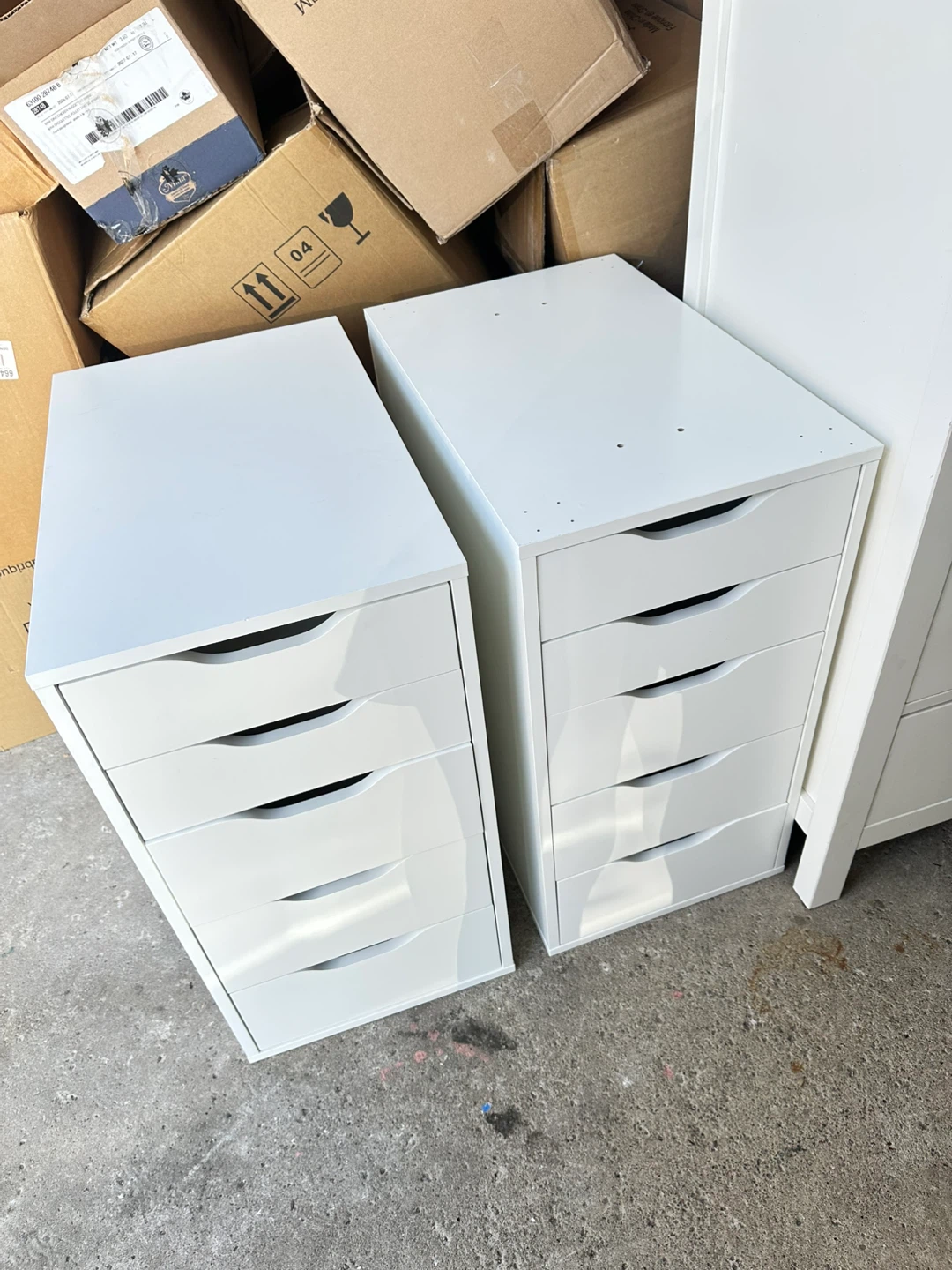 Two IKEA Alex Drawer Units - photo 2