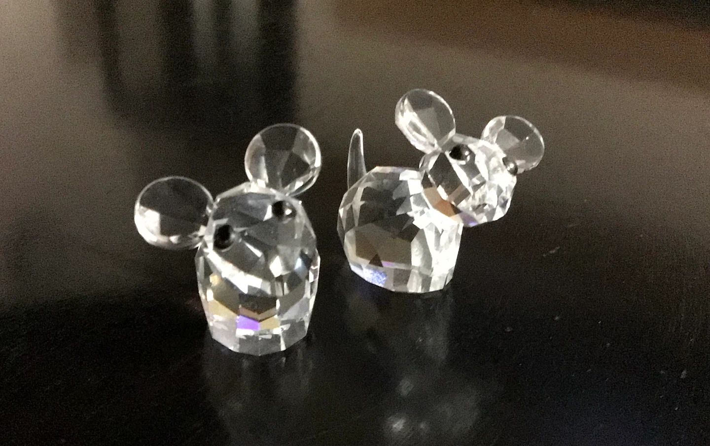 Swarovski Crystal Mouse Figurines, Joe and Harry - photo 3