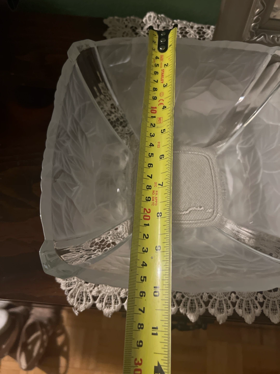 Frosted Glass Decorative Bowl - photo 3