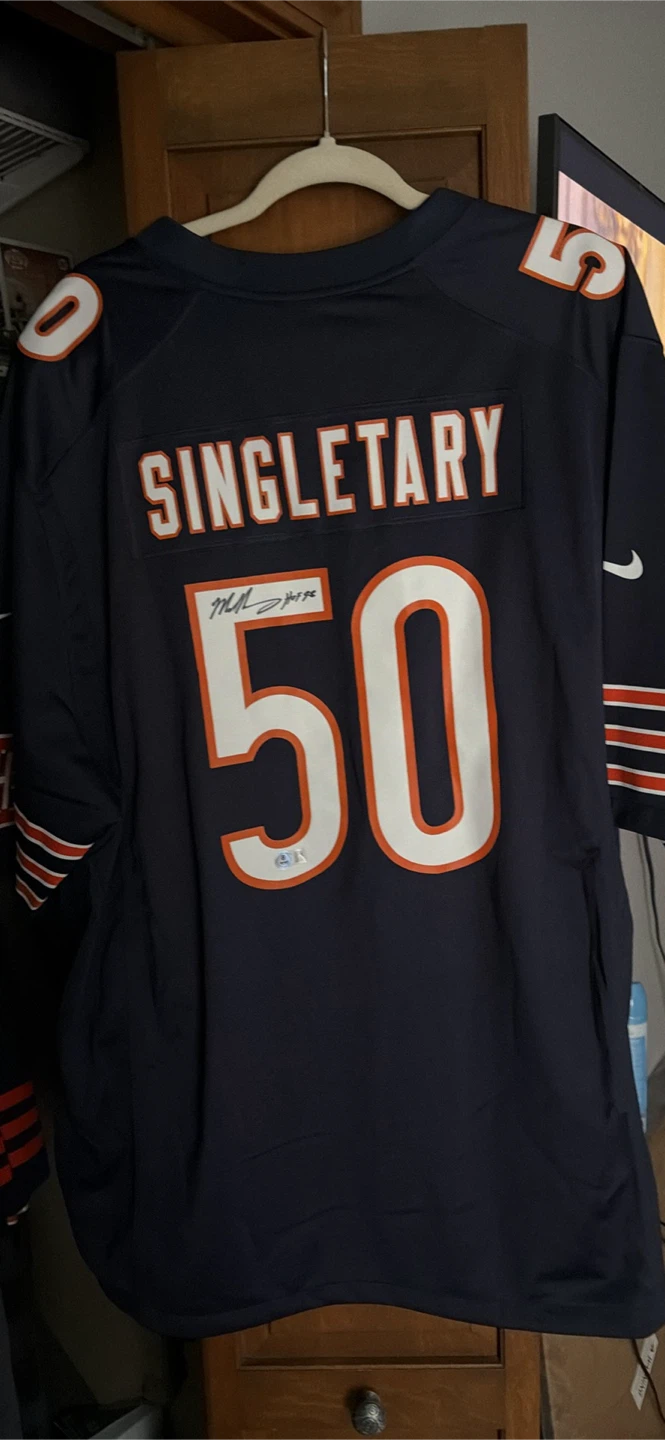 Mike Singletary Signed Chicago Bears Jersey
