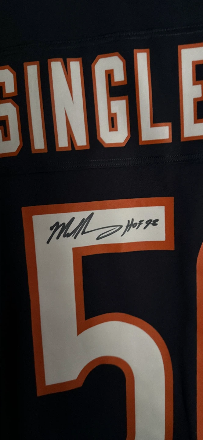 Mike Singletary Signed Chicago Bears Jersey - photo 3