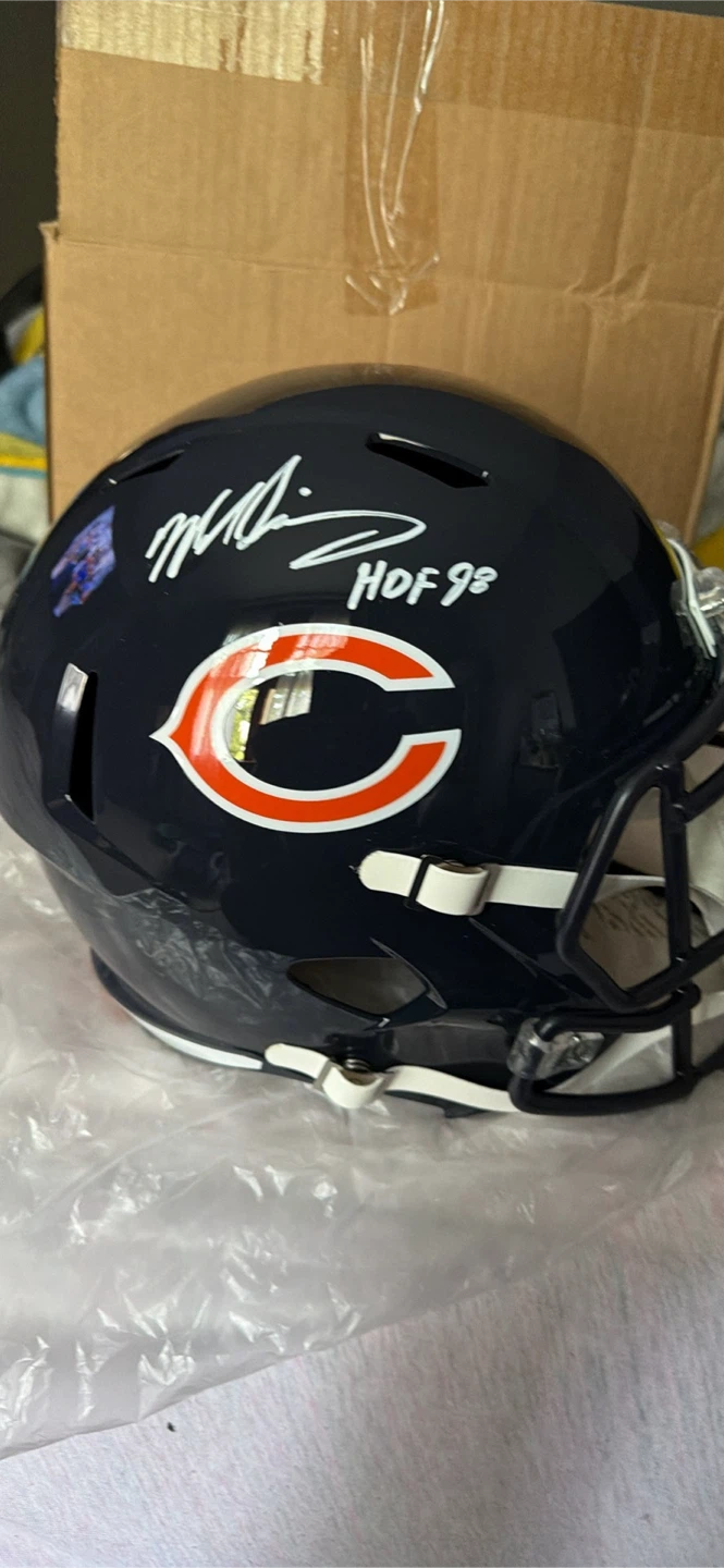 Chicago Bears Riddell Autographed Helmet