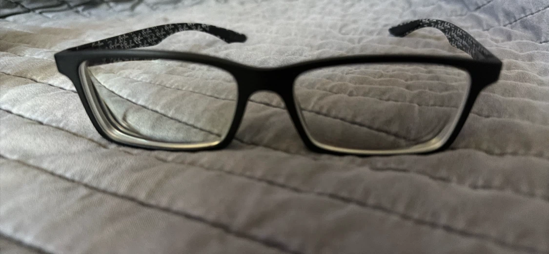 Ray-Ban Eyeglasses with Patterned Temples