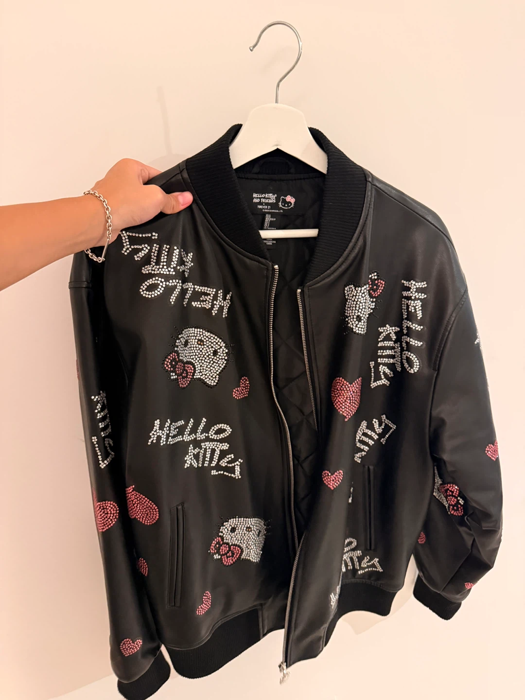 Hello Kitty & Friends Rhinestone Bomber Jacket