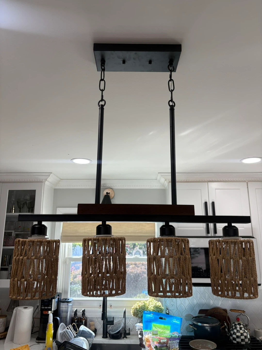 4-Light Kitchen Island Pendant Light