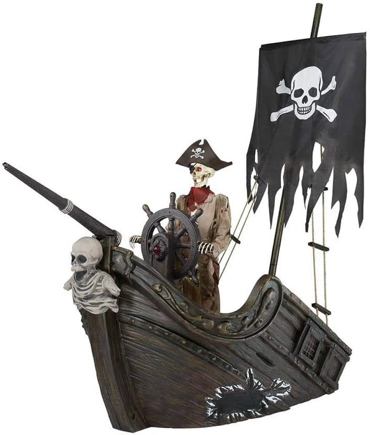 Pirate Ship Halloween Decoration from Home Depot