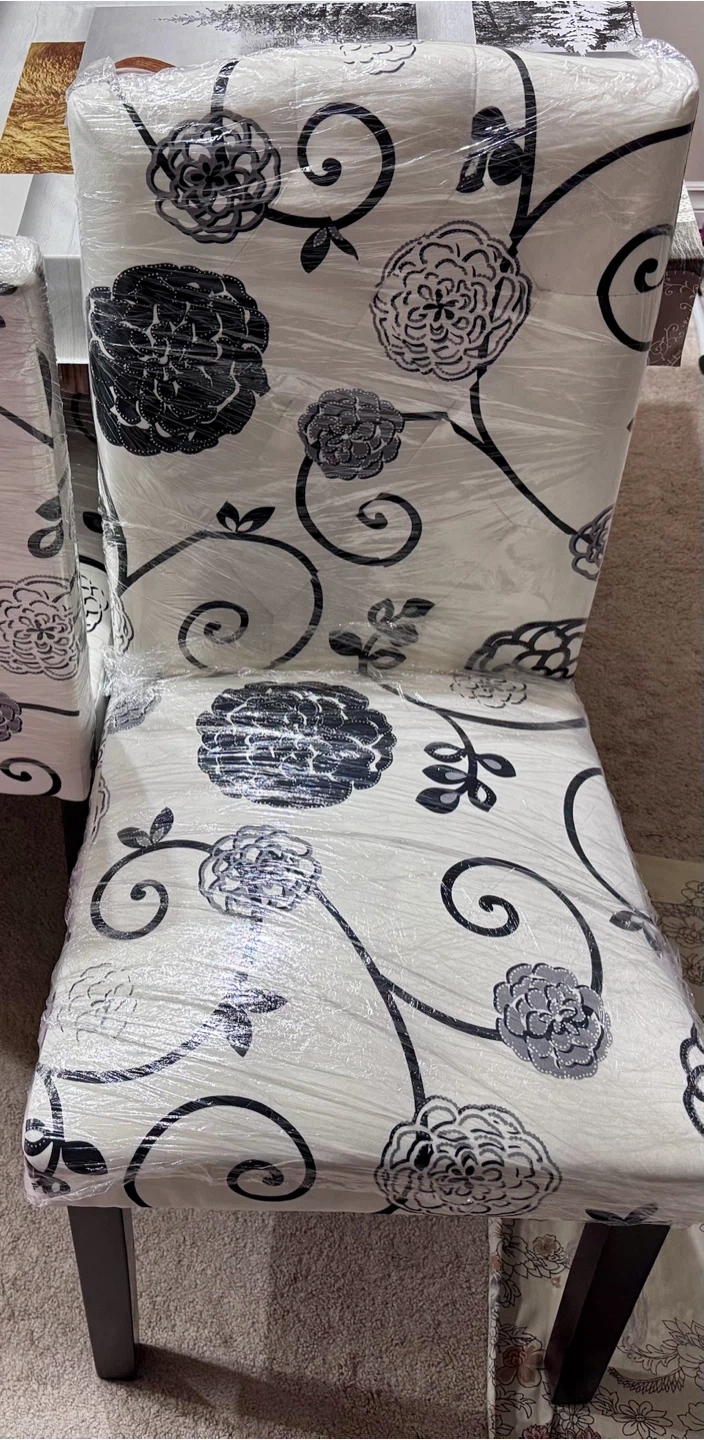 Brand new Set of 4 floral pattern dining chairs - photo 2
