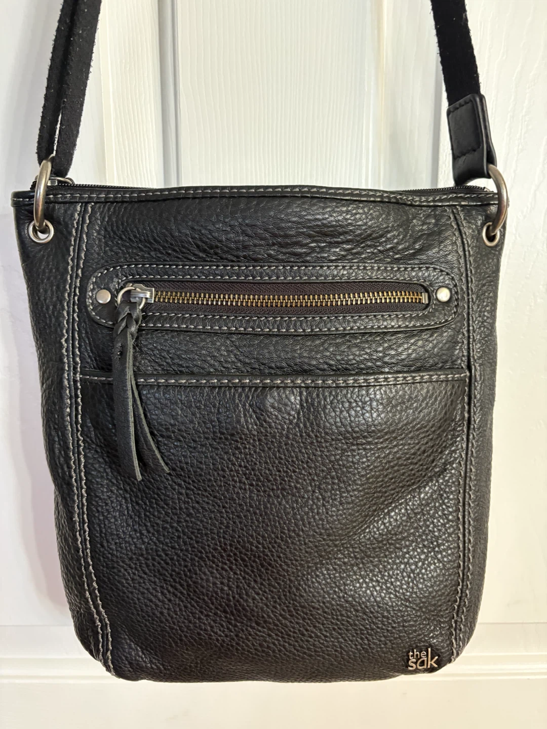 The Sak Black Leather Crossbody Bag - photo 2