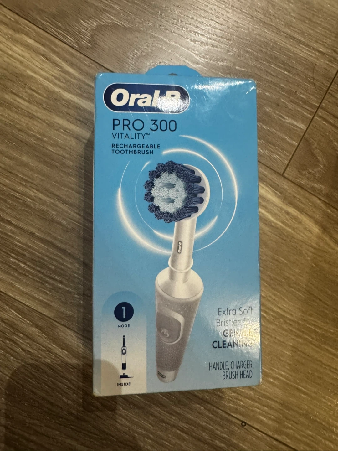 New Oral-B Pro 300 rechargeable toothbrush