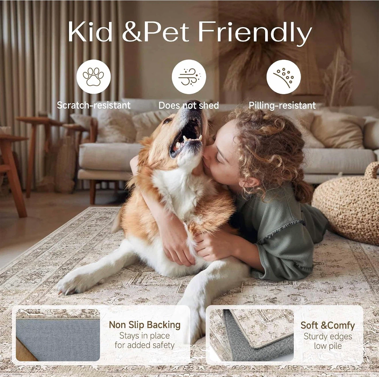 Machine Washable Area Rug - photo 4