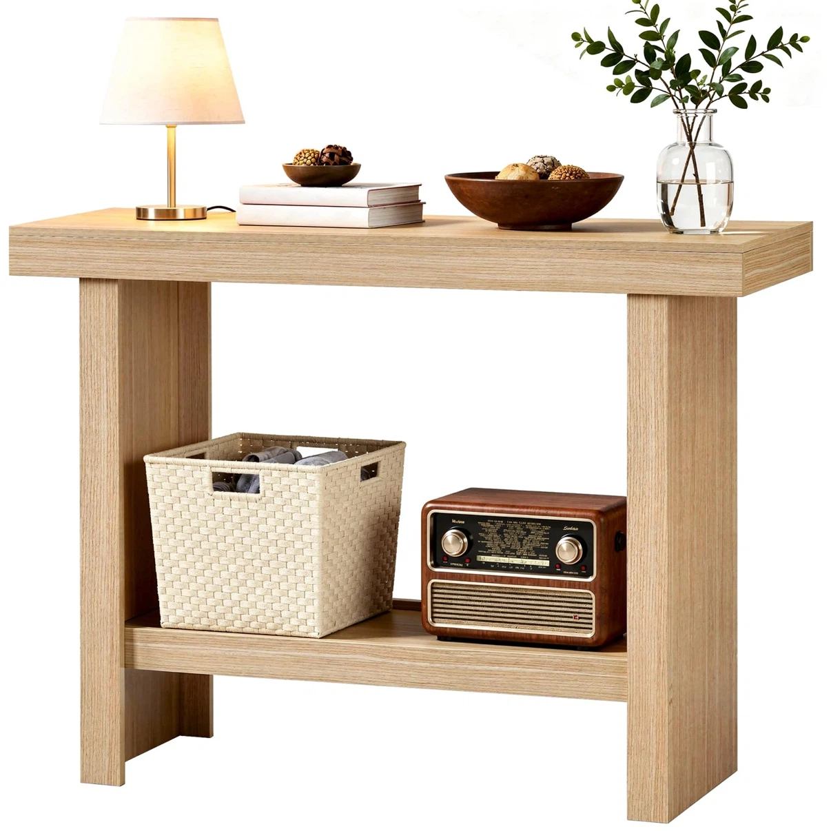 MAHANCRIS Console Table, 39.4'' Entryway Table for Hallway - photo 5