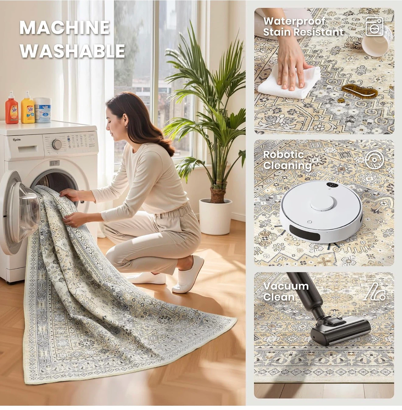 Machine Washable Area Rug - photo 4