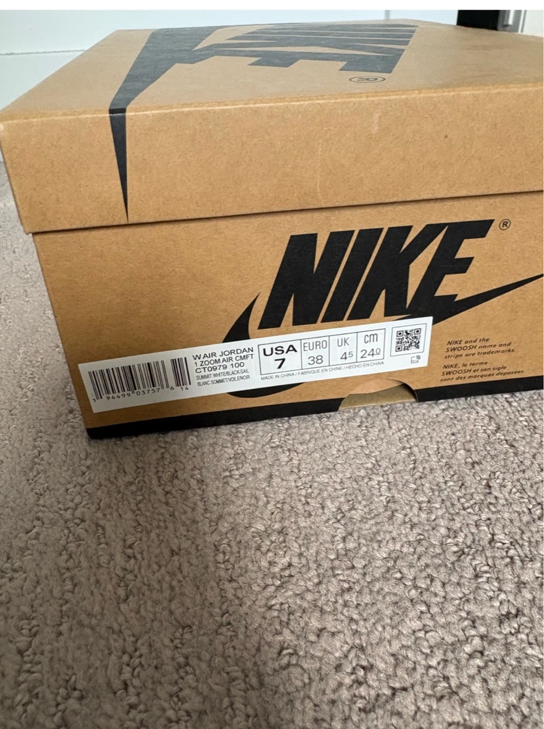 Nike Air Jordan 1 Summit White - photo 3
