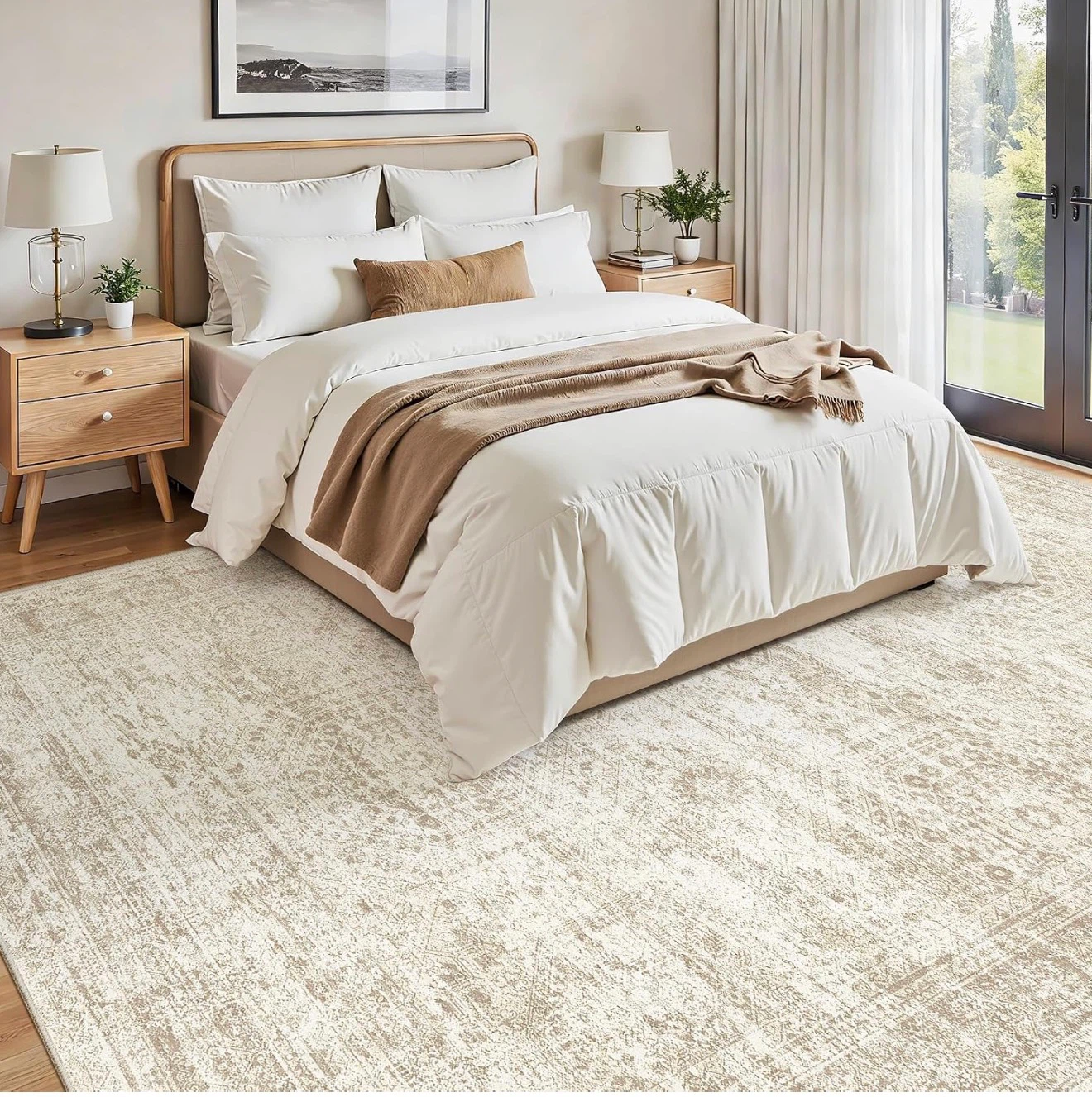 Lightweight Beige Area Rug - photo 5