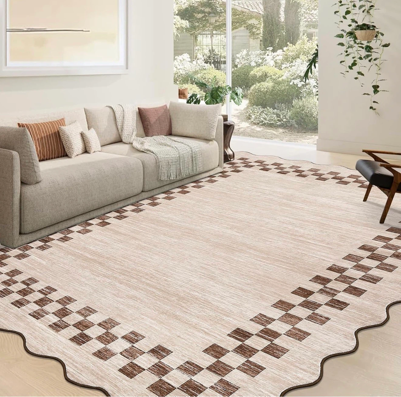 Foldable Checkerboard Area Rug