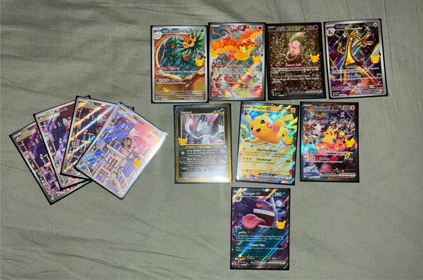 All hits from 20 packs, tell me which you want